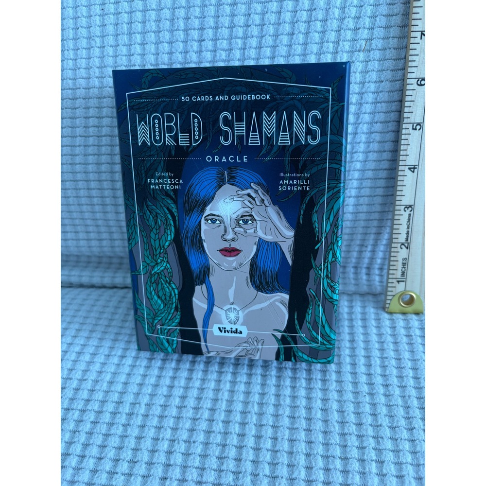 World Shamans Oracle 50 Cards and Guidebook Vivida Francesca Matteoni Amarilli